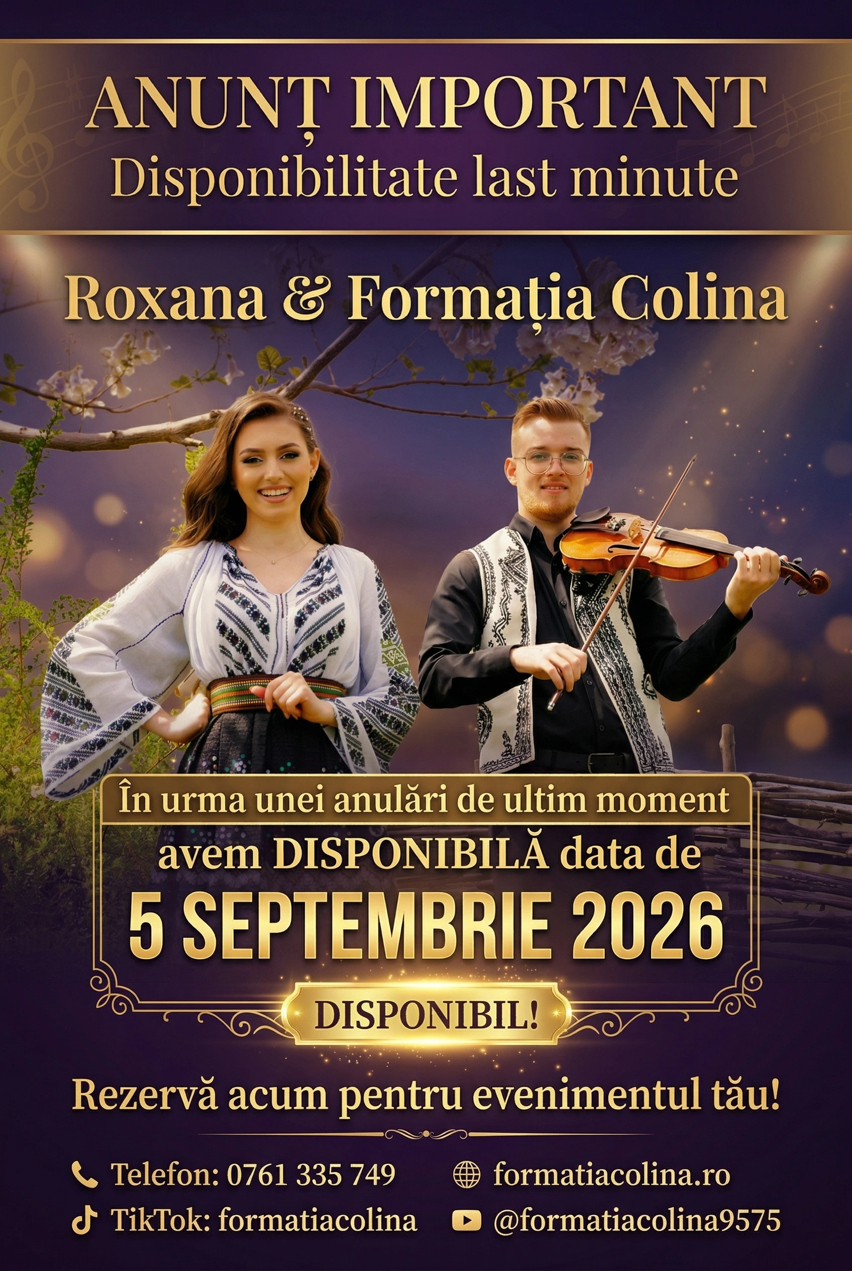 Formația Colina – eveniment live